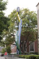 Roy Lichtenstein, Brushstrokes, 1996, painted aluminum, Gift of Prudence M. Miller and her Family, © Estate of Roy Lichtenstein, 2004.89